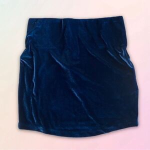 BCBG, Velvet, Midnight Blue Haze, Bodycon Mini Skirt